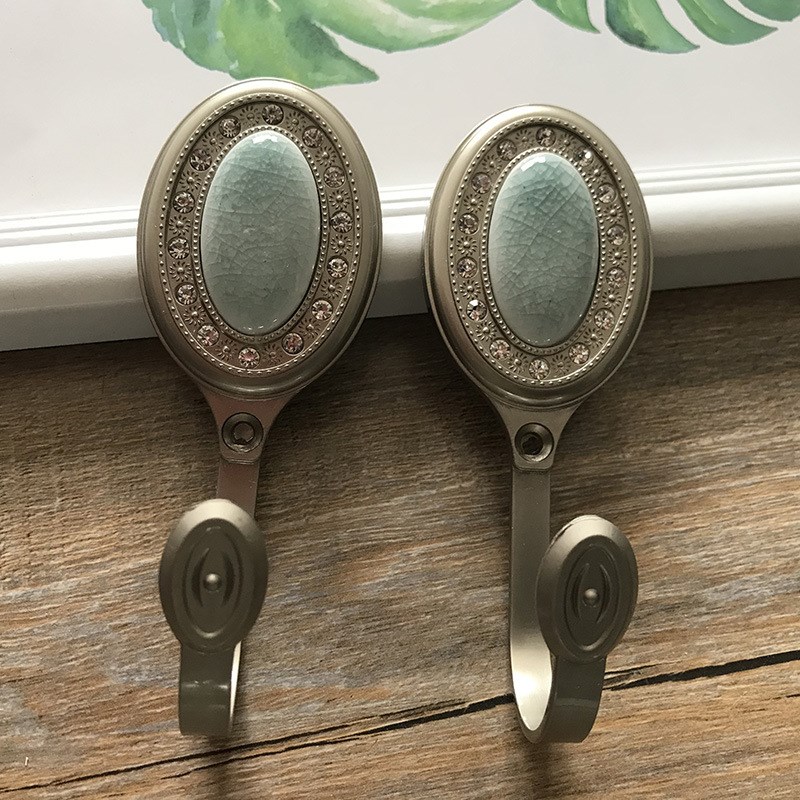 速发26X8水帘配件辅料墙钩挂钩壁钩窗绑瓷墙钩窗帘挂球绑球晶绳装