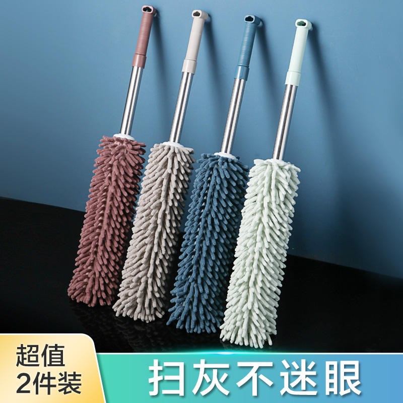 速发静电除尘掸家用洁伸缩清可可拆雪卸尼尔多功能车刷子汽车掸子