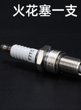 极速电动三轮车增程器发电机配件大全专用火花塞火Q嘴套筒F7TC四