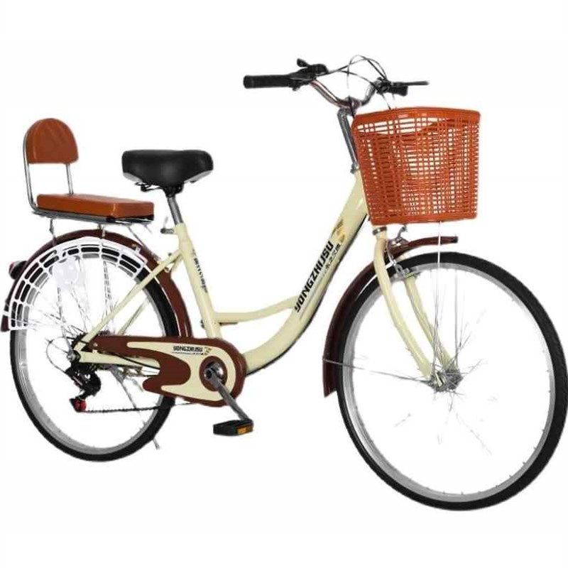 极速新款变速实心胎自行车勤男女式2充246寸成人免气变速Z通01自