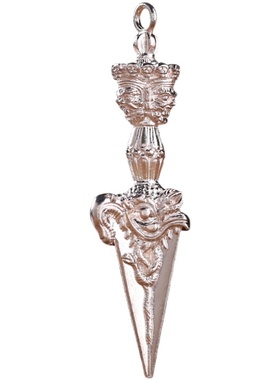 极速藏传情侣民族风纯银金刚v杵吊坠三面普巴降魔杵情侣男女创意