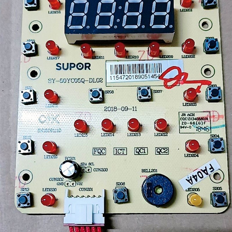 极速电压力锅SY-50YC0r5Q 控制板电脑板灯板SY-50YC05Q-DL02