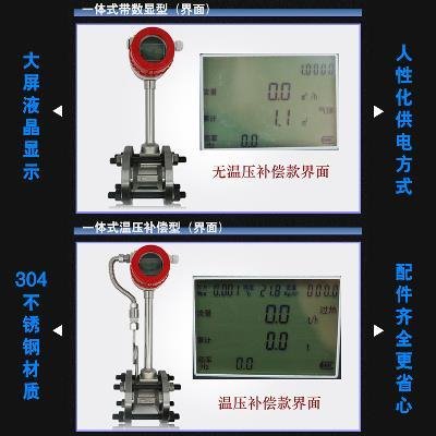 极速防爆涡街流量计 蒸汽气体液体压缩空气天然气 沼气X氮气管道d