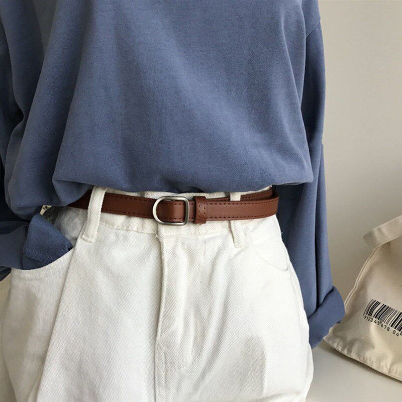 极速Fashionf No-hole Buckle Women Belt Luxury Designer Belts