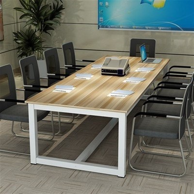 极速公司会议e桌长桌简约现代培训桌小型6-10人会议桌长方形办公