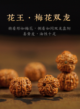 印尼小金刚菩提子手串108颗手链C男款盘玩文玩5瓣梅花佛珠念珠手