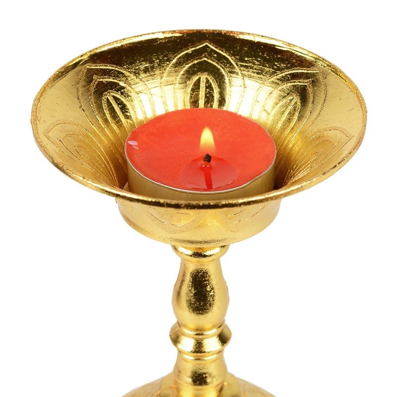 极速合金b烛台复古烛台小针灯一对七星灯酥油灯架七盏莲花灯座家