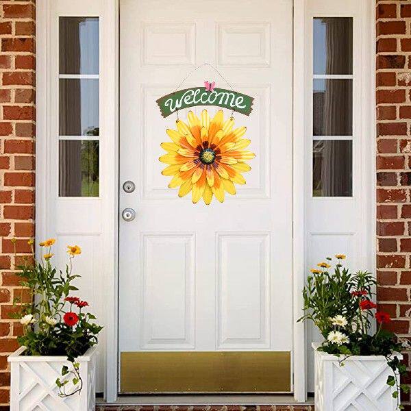 极速New Wrought Iron Wall DecoCration, Gerbera Sun Flower