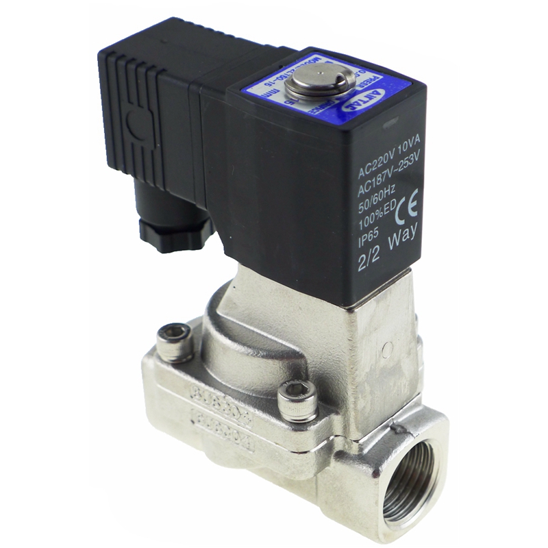 极速亚德客常闭电磁阀水阀220V 2L150-15B 2GL200-20A 2L250-25B