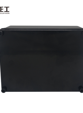 极速200*150*10q0户外黑色防水接线盒V0阻燃塑料盒工业电缆密封过