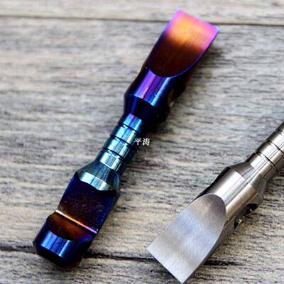 极速High Quality Titanium Allozy Bottle Opener Keychain Buck