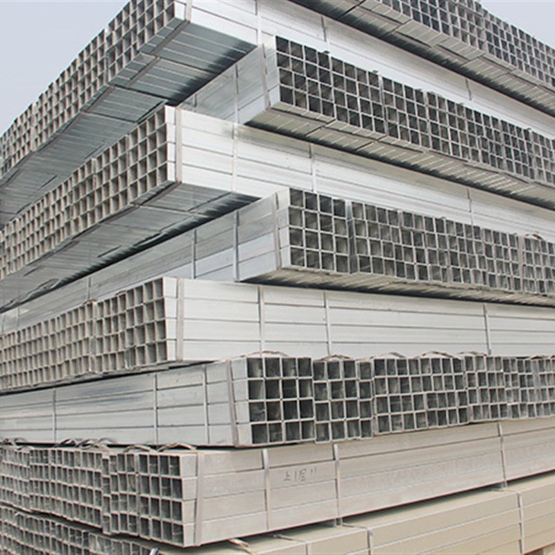 极速镀锌方管40x60钢q材方钢型材管材矩形管4乘6方管2x4铁方管方