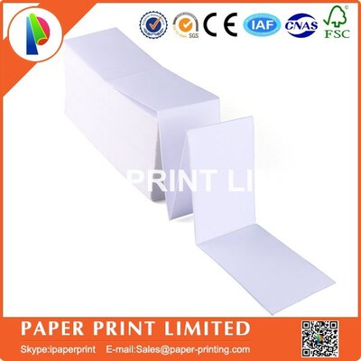 极速Fanfold fan fold 4 x 6 4x6 102x15J2mm Direct hermal La