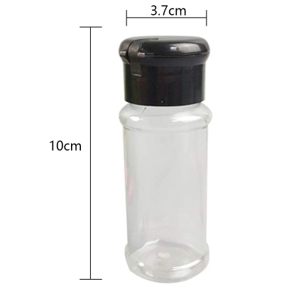 极速20Pcs/Set 100Ml Spice Salt Pepper Shakers BlackW Seasoni
