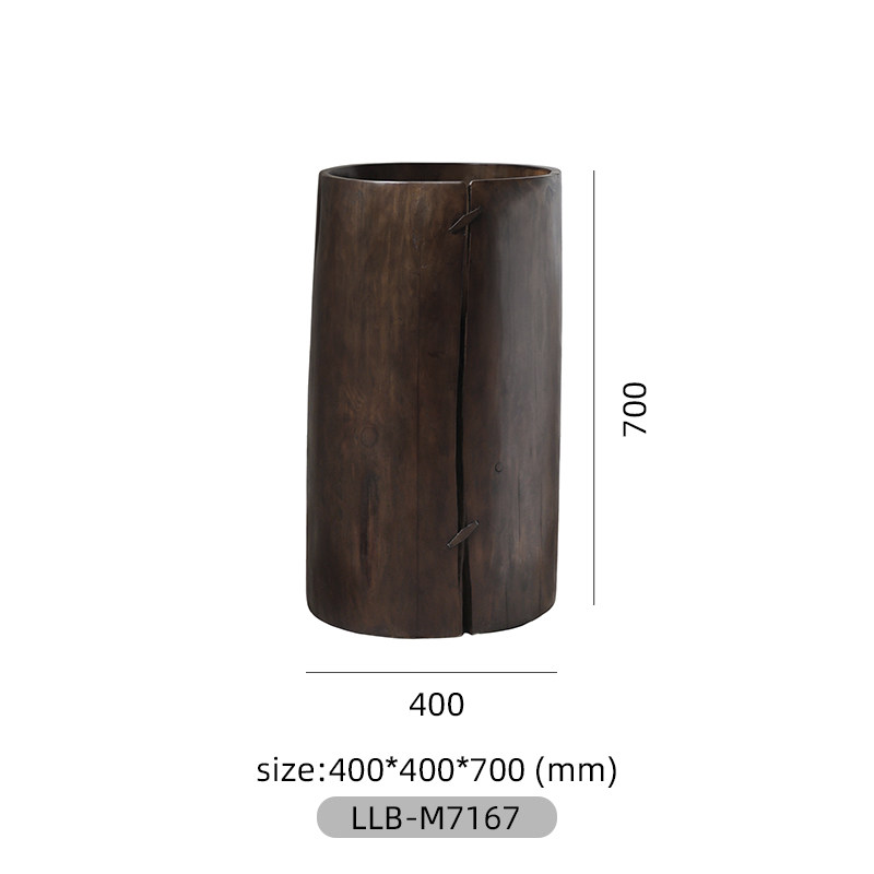 极速新品客厅民宿花器植s物装饰摆饰实木侘寂桶大花度假绿植缸桶,家居饰品,落地摆件,淘宝优惠券,粉丝福利购,淘宝优惠卷
