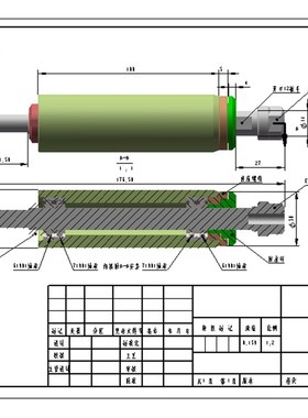 极速无动力主轴圆型,40ErR主轴,52ER主轴,32ER主轴,微型主轴动