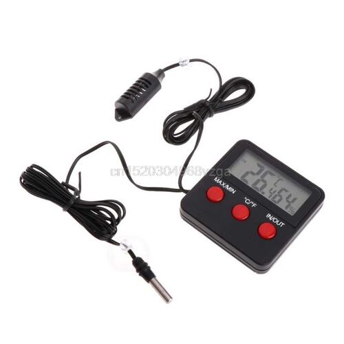 极速Digital Thermometer Hygrometer PGet Reptile Temperature