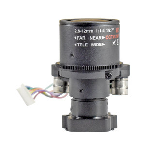 极速200万CCTV电动变焦IR红外摄像机镜头2.8-12Lmm监控1:1.4 1/2.
