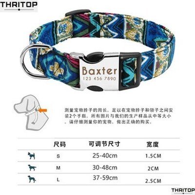 极速Dog Collar Name ID PeT Tags PuEPPy  NamePlaTe ID Collars