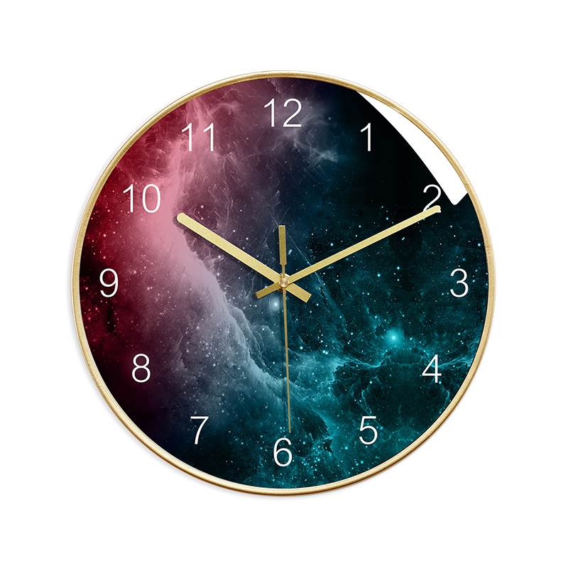 极速星空挂钟 家用客厅时t尚钟表现代简约卧室静音钟艺术ins网红