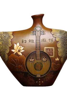 极速新款中式复古陶瓷客厅家x居玄关展示隔断柜博古架小摆件办公