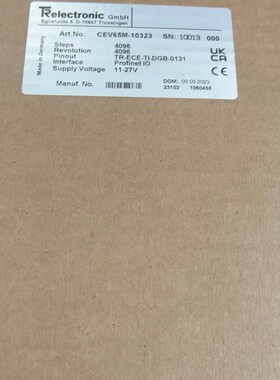 极速CEV65M-10323全新帝尔编码器X,库存议价