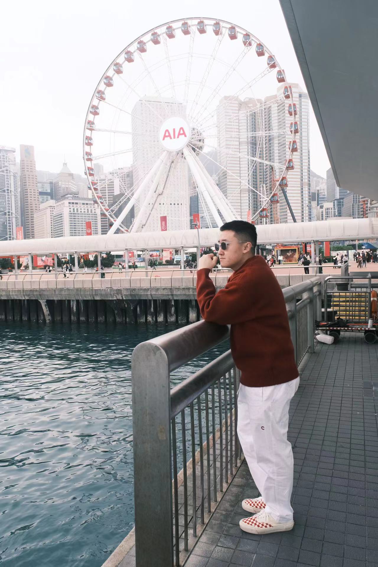 SDB 日系港风复古余文乐风格国潮宽松白潮流刺绣新款男休闲九分裤