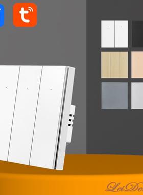 Tuya涂鸦智能开关Wi-Fi零火回弹单零共用大板面板语音遥控远程