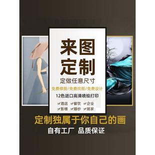 装饰画来图定做动漫图片截图摆台有框画定制漫画相片照片无框挂画