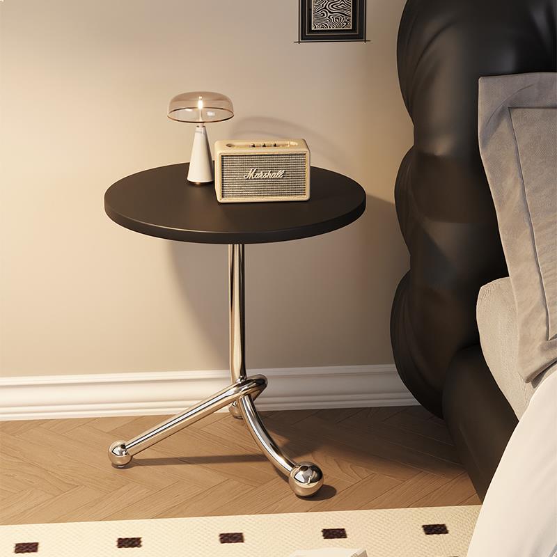 复古小茶几客厅沙发边几置物架阳台飘窗桌子小圆桌边桌中古床头柜