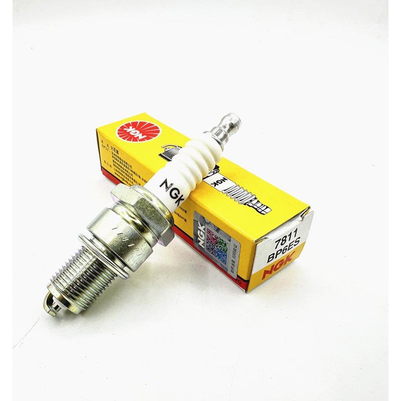 NGK二冲火花塞BP6ES摩托金城AX100 7811发电机水泵F7增程器割草机