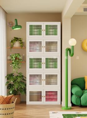 钢制宽70/110cm阳台储物柜大容量杂物柜防水防晒小矮柜铁皮杂物柜