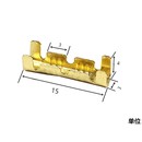 急速发货压线扣铜扣插簧脚冷压接线端子电线连接器对接头0.3 1.5