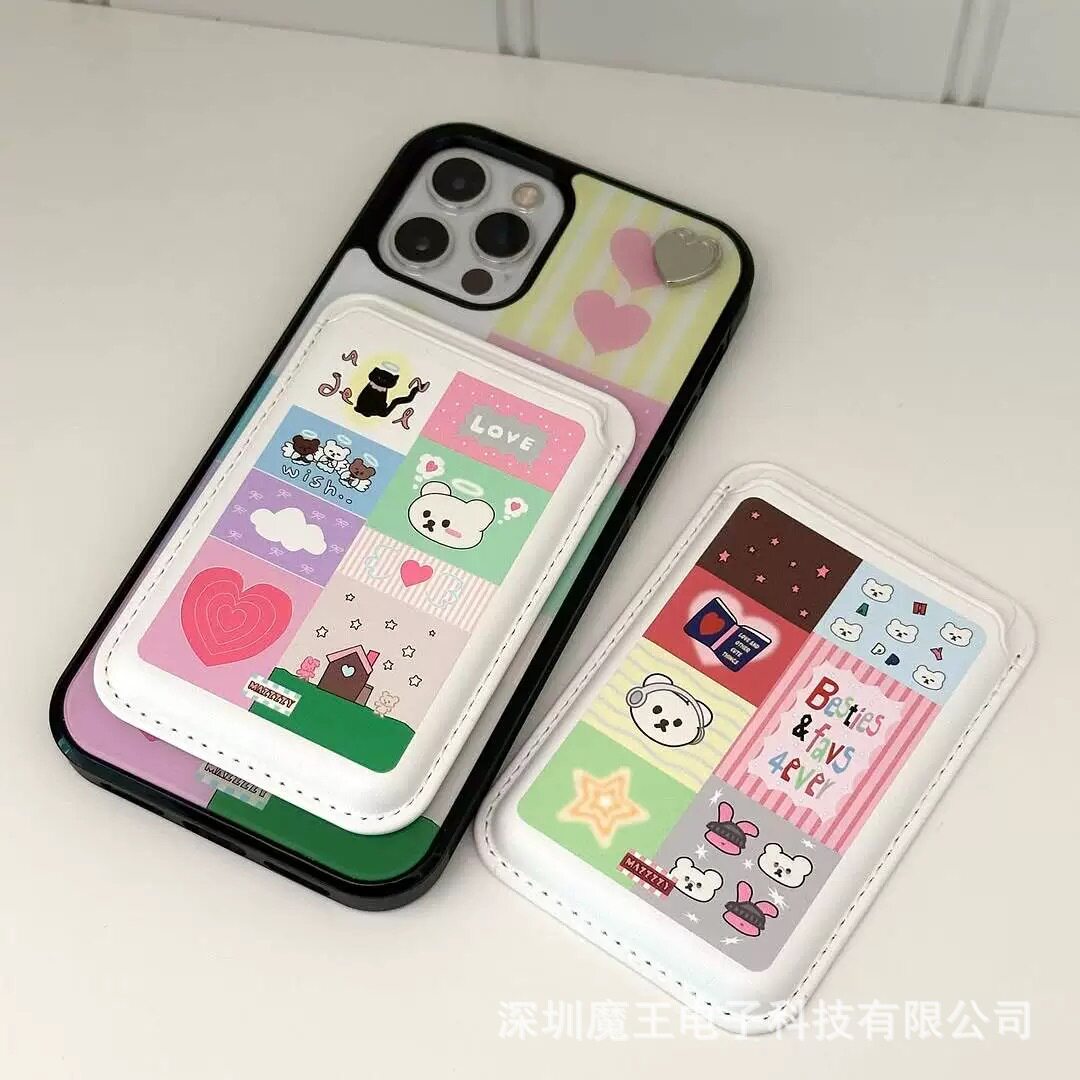 韩国小熊适用苹果17PROMAX磁吸卡