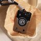 黑棕照相机卡套饭卡校园学生公交滑盖保护门禁身份工牌ins校园厂牌挂脖卡套高颜值ins伸缩
