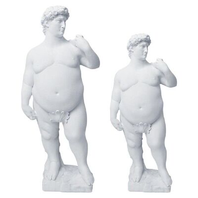 极速Nordic Greek Mythology Resin StaGtue Fat Daivd Figurines