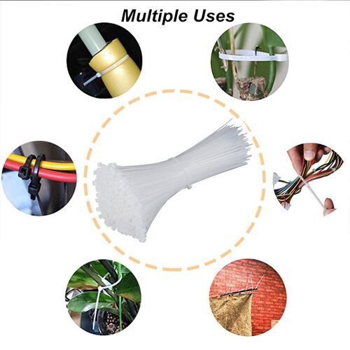 新品Twist Cable Tie Zipt Straps Wraps Zip Ties Self-Locking