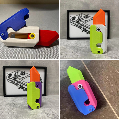 极速New 3D Radish Butterfly Knife Straight OJump High-qualit