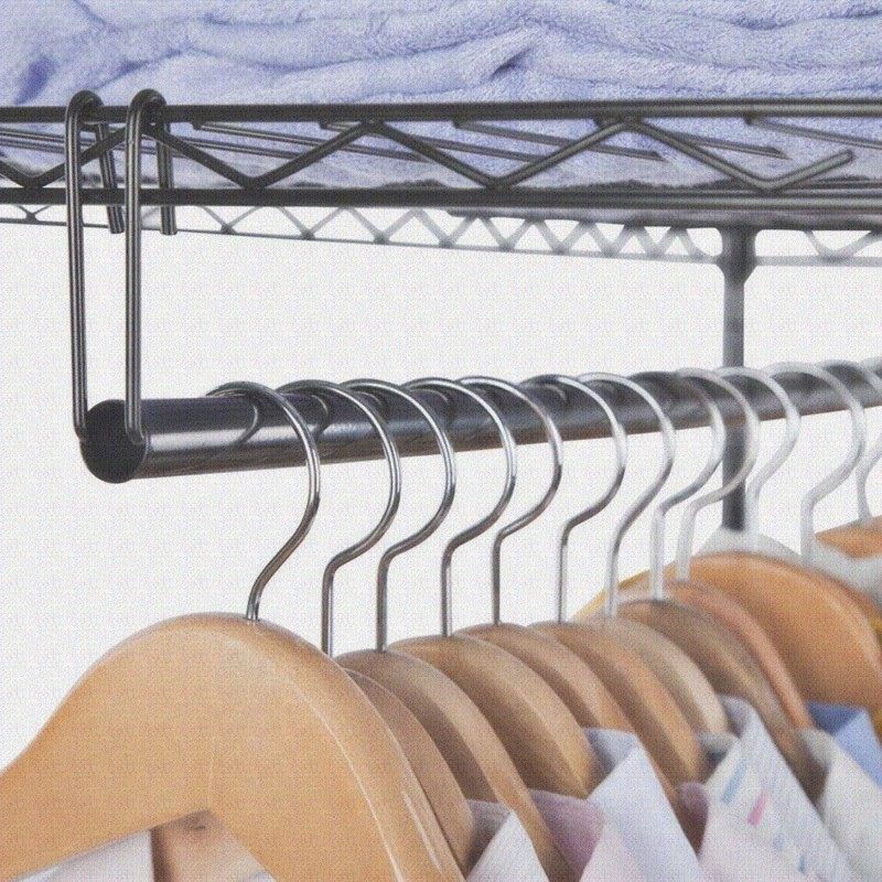 极速新款70/h/90cm宽不锈钢易布衣柜钢管加粗加固钢架加厚布艺拉