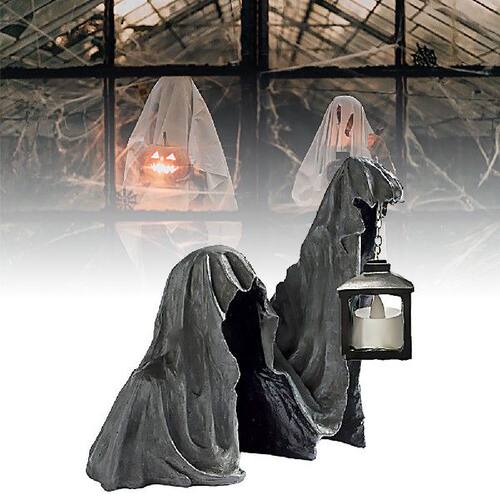 极速Witcch Halloween Resin Onaments with Lantern New 2022 Ho