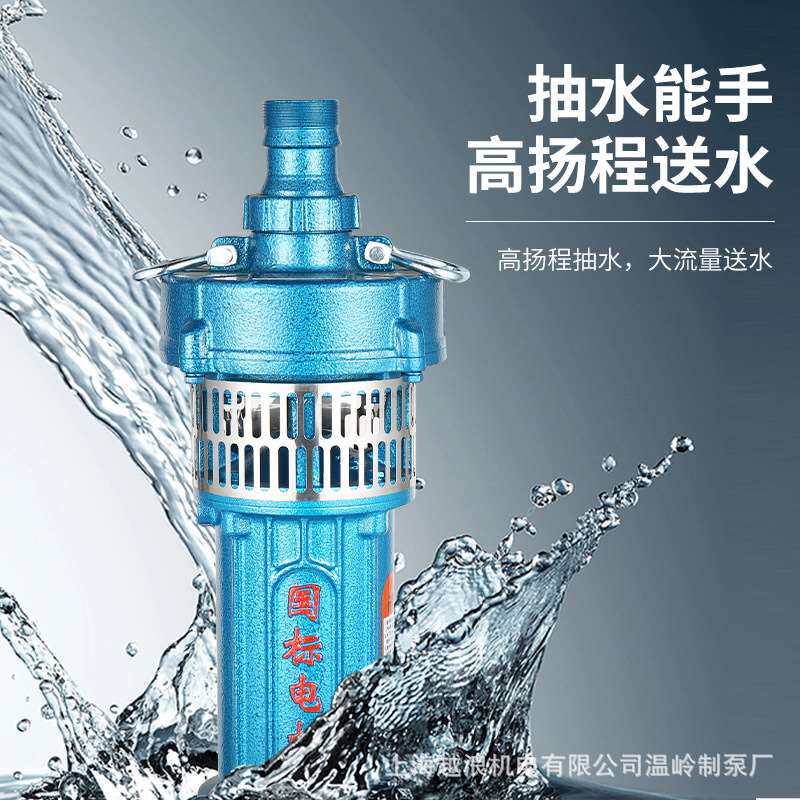 极速新品新款多级泵油浸式o潜水泵220v高扬P程大流量水井抽水泵农