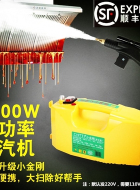 极速110V商用大功率蒸汽清洁机高温高压工业设Q备油污餐厅清洗蒸
