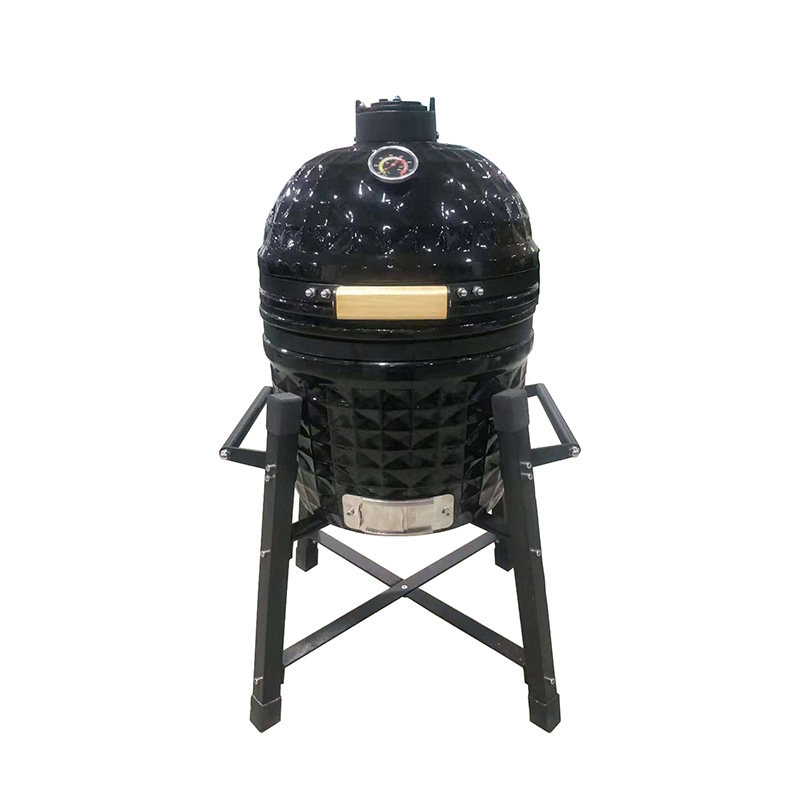 新品木炭烤炉 户外陶瓷烧烤炉15英B寸别墅阳台聚会BBQ炭火烤肉炉