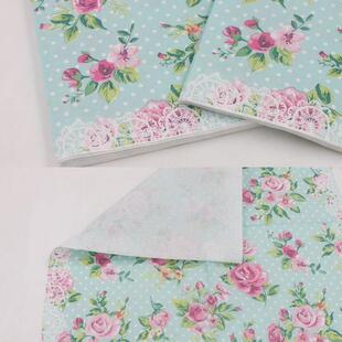极速Party Tissuel Paper Napkins 2 Layers Decoupage Serviette