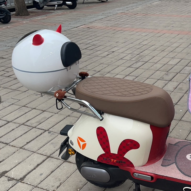 极速雅迪DG7电动车货架Q7电瓶车后尾架加装后备箱支架V尾箱衣架DG