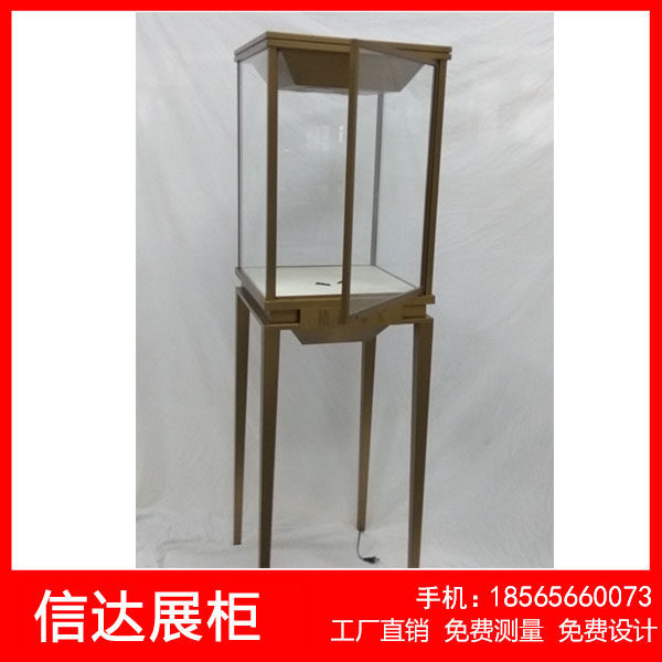 新品不锈钢珠宝首饰透明玻璃展柜精品展示柜定做产U品展示柜小展