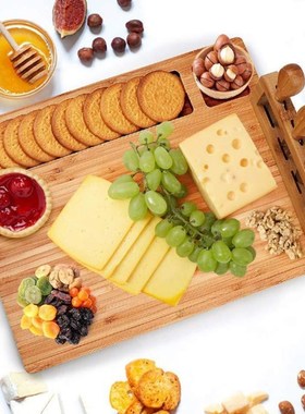 极速Bamboo Chemese Board Wood cheese board 1pc