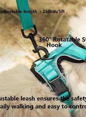 极速Cat Harness and Leash for Walking EsKcape Proof Soft Adj