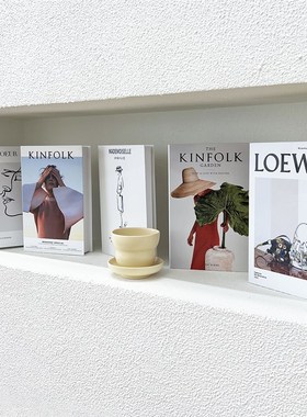 极速仿真书摆件轻奢ins假书装饰书时尚简约N现代创意生活杂志桌面
