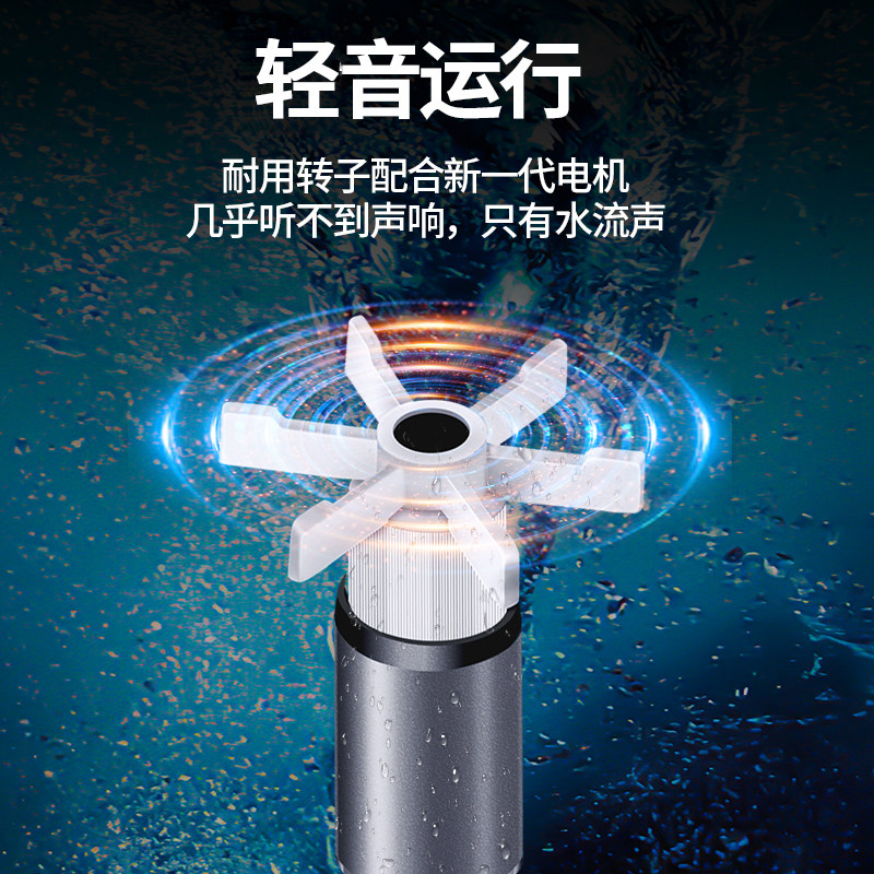 新品鱼池潜水泵超k低音假山流水喷泉循环过滤大流量鱼缸抽水泵水